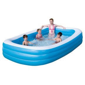 Piscina Rettangolare per Bambini 305x183 Gonfiabile Estate Acqua Autoportante