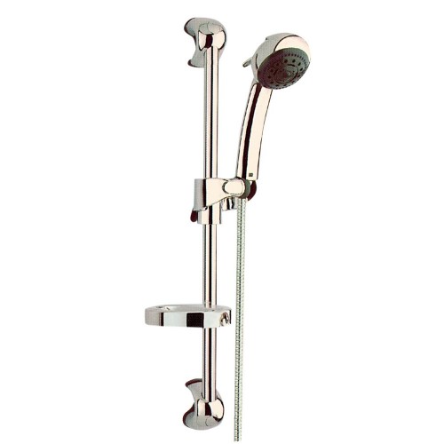 Asta Saliscendi per Doccia Portasapone Set Completo Sistema Colonna Gruppo Bagno
