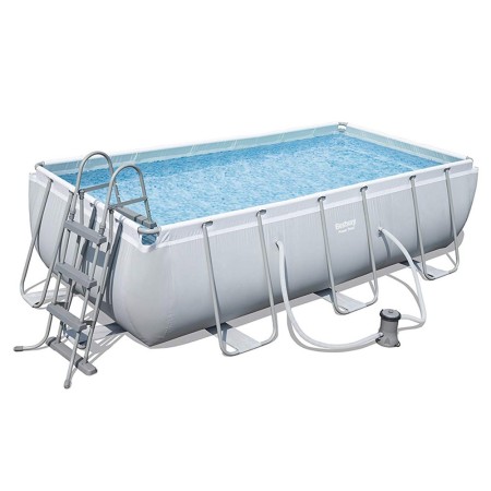 Piscina Bambini 400x200 Steel Pro Frame Rettangolare Fuoriterra con Pompa Filtro