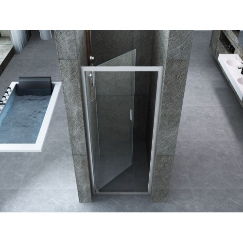 Box Doccia Nicchia 6 mm Anta Battente 65 70 75 80 Porta Parete Cristallo Vetro