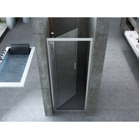 Box Doccia Nicchia 6 mm Anta Battente 65 70 75 80 Porta Parete Cristallo Vetro