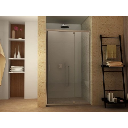 Box Doccia Nicchia 6 mm Anta Fissa Battente 90 100 110 120 130 140 in Cristallo