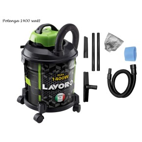 Lavor Bidone Aspiratutto Aspirapolvere Cenere Liquidi Solidi Professionale Auto