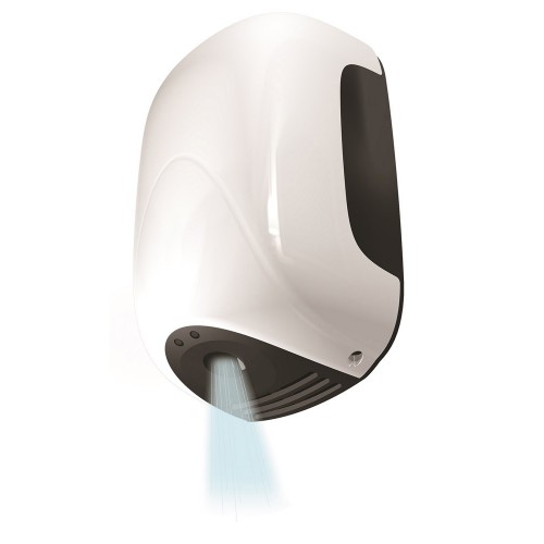 Asciugamani Bianco Elettrico Aria Calda Bagno da Parete Automatico Fotocellula