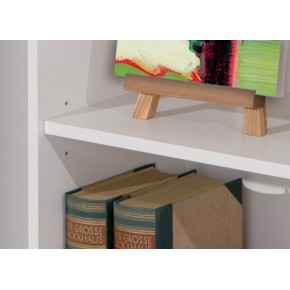Libreria in Legno 60 Moderna Bianca Alta Bassa Stretta Scaffali Ripiani Ufficio 2