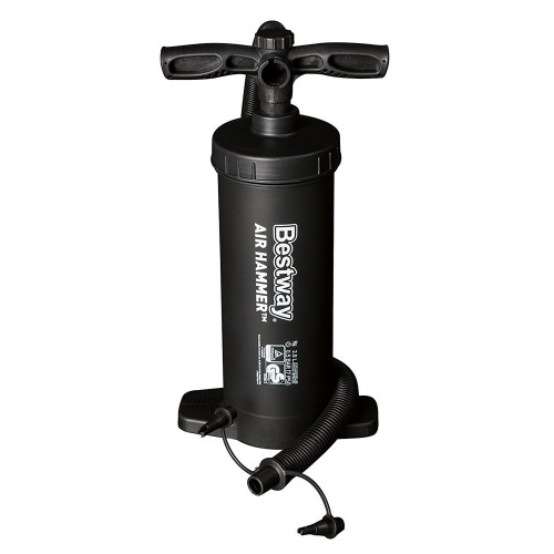 Pompa Aria Gonfiatore Manuale a Mano Pavimento Materassino Piscina Gommone Sup