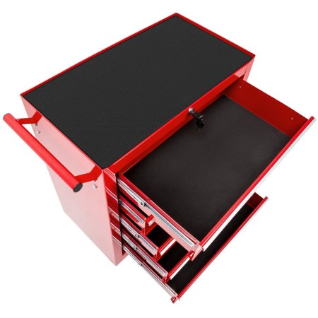 Carrello Porta utensili 5 Cassetti Attrezzi da Officina Multiuso Ruote Meccanico