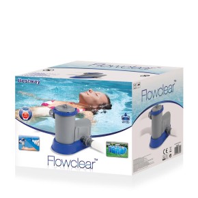 Filtro per Piscina Cartuccia Depurazione Pompa Filtraggio Acqua lt 5678 Bestway 2