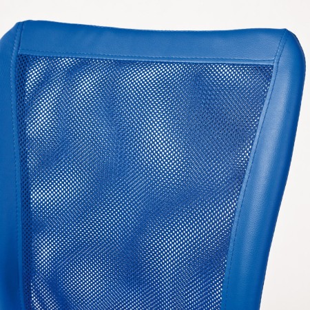 Sedia Ufficio Ruote Scrivania Cameretta Poltrona Girevole Arredo da Camera Blu