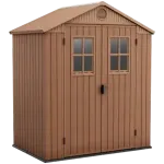 Casette da giardino in PVC e resina