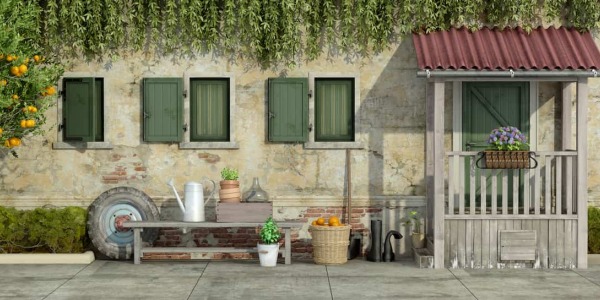 Pensiline da esterni: come mettere a riparo porte e finestre di casa